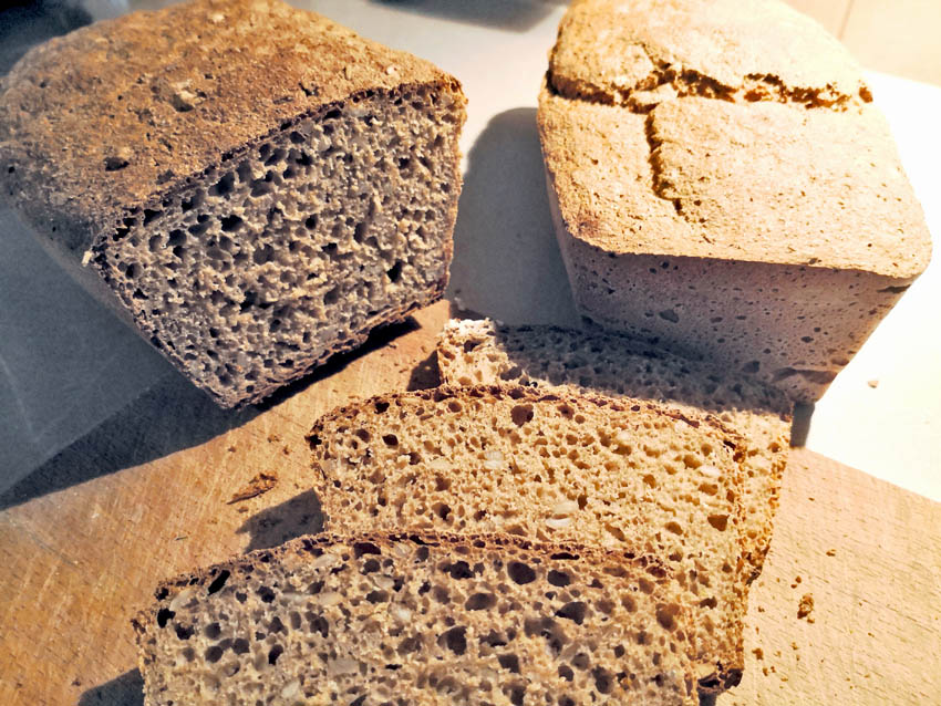 Najprostszy chleb pełnoziarnisty na drożdżach
