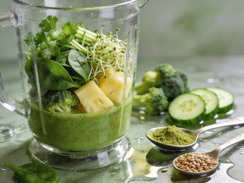 zielony koktajl na anemię zielony koktajl na anemię